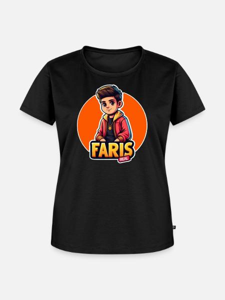 #FarisREAL - Frauen Premium Bio T-Shirt - Schwarz
