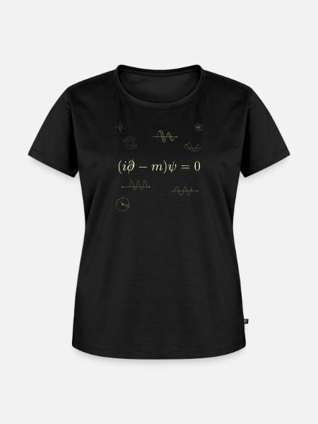 Quantengleichung - Frauen Premium Bio T-Shirt - Schwarz