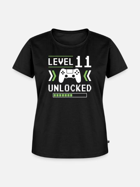 Level 11 - Frauen Premium Bio T-Shirt - Schwarz
