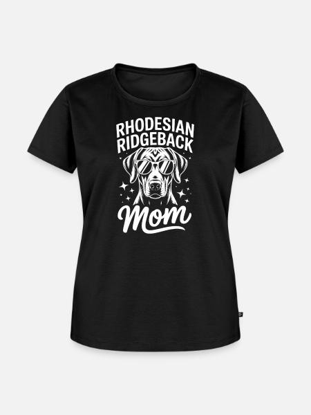 Rhodesian Ridgeback Sprüche Lustiges Hund Geschenk - Frauen Premium Bio T-Shirt - Schwarz