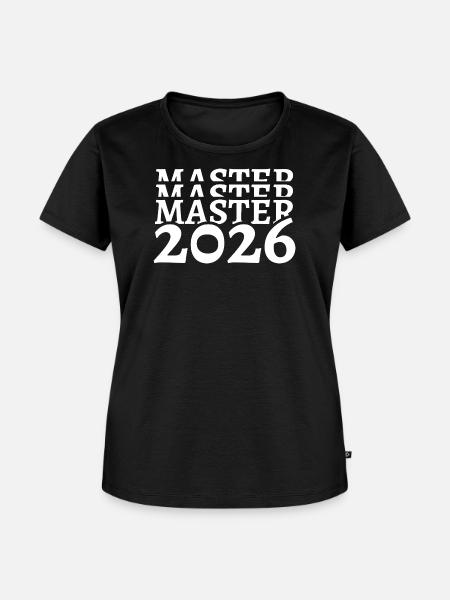 Master 2026 Studium Studiumsabschluss Studiumende - Frauen Premium Bio T-Shirt - Schwarz
