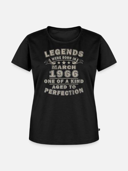 März 1966 - Frauen Premium Bio T-Shirt - Schwarz