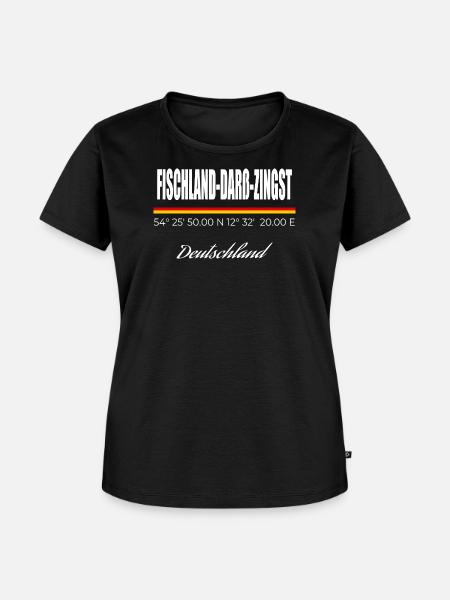Fischland Darß Zingst - Frauen Premium Bio T-Shirt - Schwarz