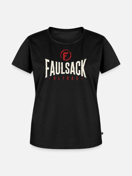 Faulsack ultras (white) - Frauen Premium Bio T-Shirt - Schwarz