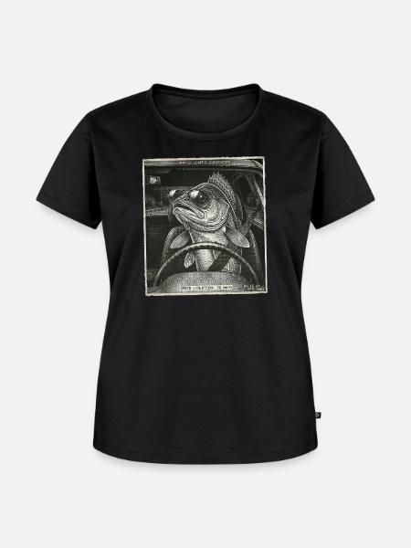 Zander Geblitzt - Frauen Premium Bio T-Shirt - Schwarz
