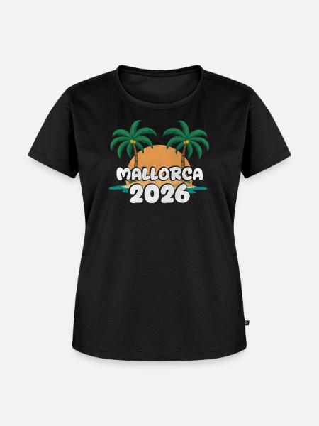 Mallorca 2026 - Frauen Premium Bio T-Shirt - Schwarz