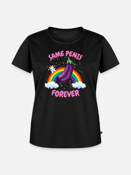 Same Penis Forever Bride - Frauen Premium Bio T-Shirt - Schwarz