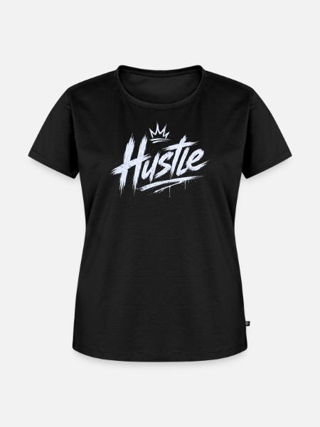 Hustle – Streetwear - Frauen Premium Bio T-Shirt - Schwarz
