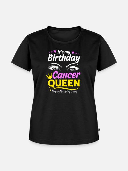 Sternzeichen Krebs - Frauen Premium Bio T-Shirt - Schwarz