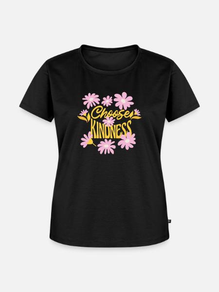 Choose Kindness - Frauen Premium Bio T-Shirt - Schwarz
