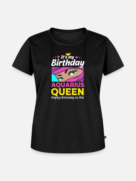 Sternzeichen Wassermann - Frauen Premium Bio T-Shirt - Schwarz