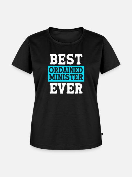 Pfarrer - Frauen Premium Bio T-Shirt - Schwarz