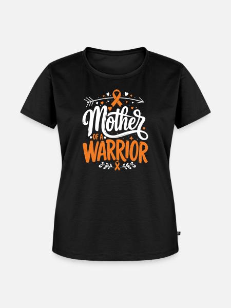 Mutter eines Kriegers – Leukämie-Bewusstsein - Frauen Premium Bio T-Shirt - Schwarz