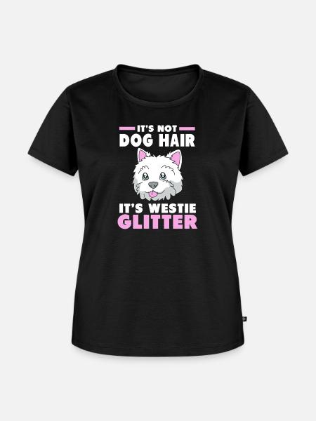 West Highland Terrier - Frauen Premium Bio T-Shirt - Schwarz