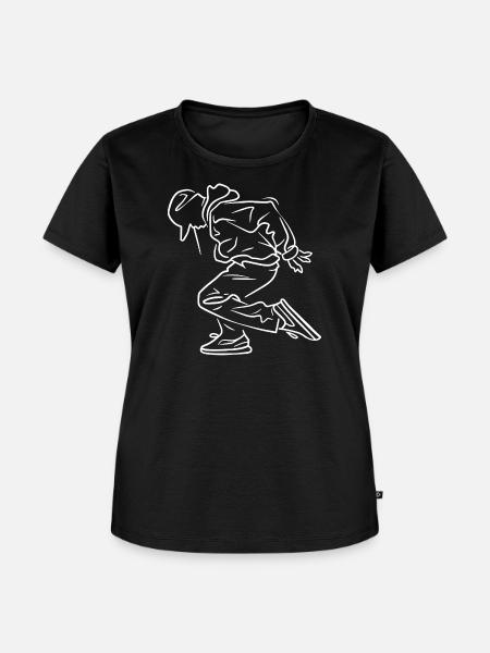 Breakdancer - Frauen Premium Bio T-Shirt - Schwarz