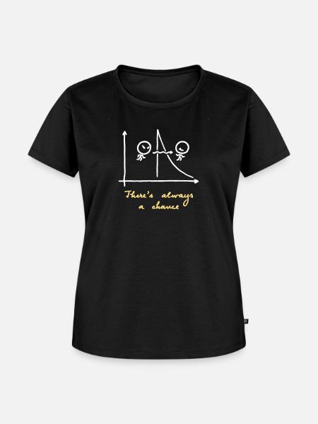 Es gibt immer eine Chance - Frauen Premium Bio T-Shirt - Schwarz