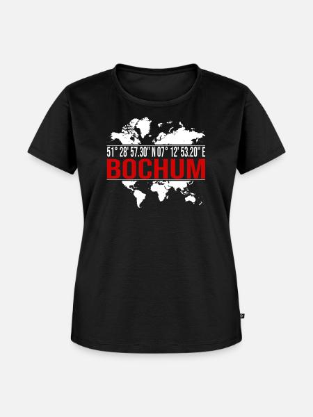 Bochum - Frauen Premium Bio T-Shirt - Schwarz