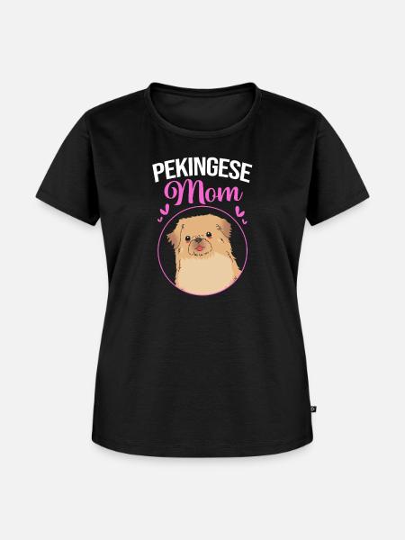 Pekinese Peningese - Frauen Premium Bio T-Shirt - Schwarz