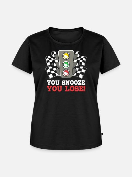 Drag Race - Frauen Premium Bio T-Shirt - Schwarz