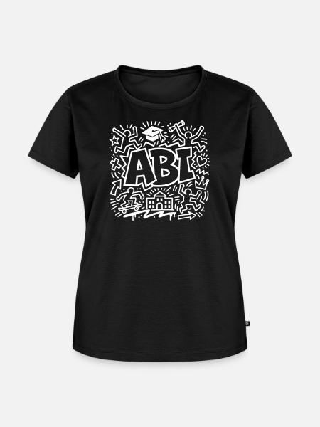 Abishirt - Frauen Premium Bio T-Shirt - Schwarz