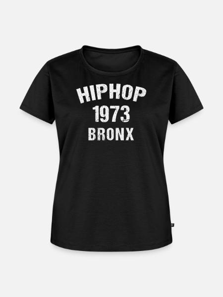 HipHop Bronx 1973 - Frauen Premium Bio T-Shirt - Schwarz