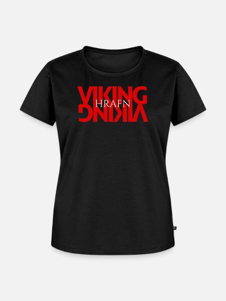 Wikinger HRAFN  - Frauen Premium Bio T-Shirt - Schwarz