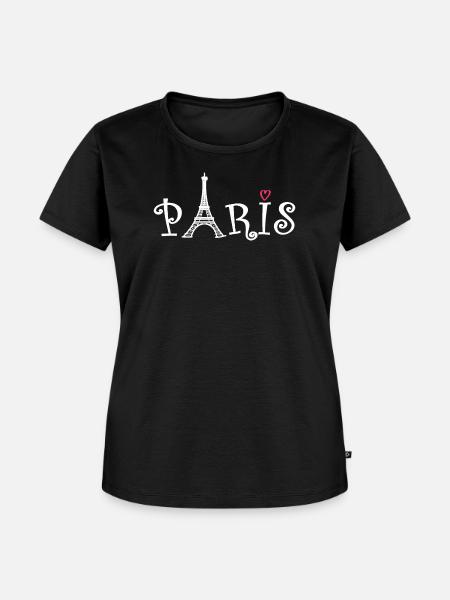 Paris (Paris) - Frauen Premium Bio T-Shirt - Schwarz