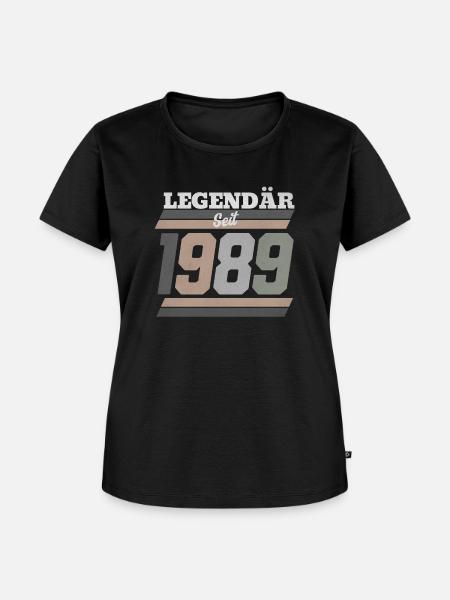 Legendär seit 1989 - Frauen Premium Bio T-Shirt - Schwarz
