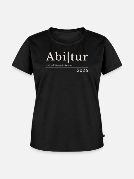 Abitur 2026 - Frauen Premium Bio T-Shirt - Schwarz