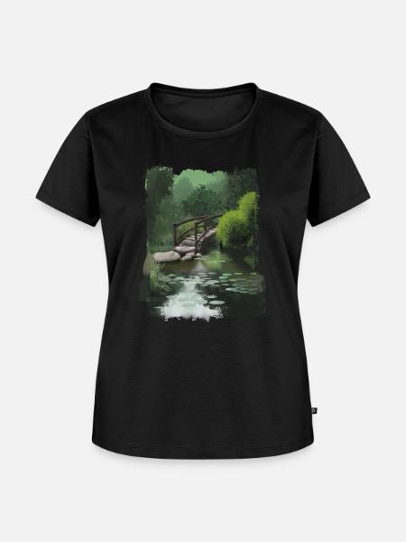 Verträumter Garten - Frauen Premium Bio T-Shirt -