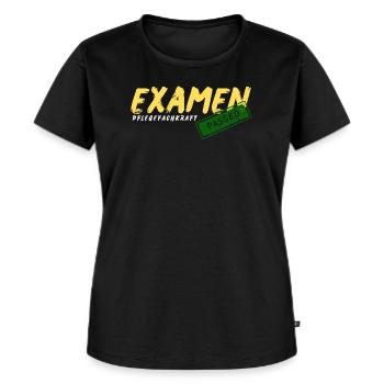 Examen Pflegefachkraft - Frauen Premium Bio T-Shirt - Schwarz - Vorne - Selfina (174cm)