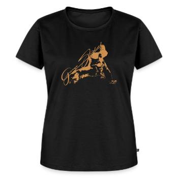 German Shepherd Motiv 2 - Women's Premium Organic T-shirt - black - Front - Selfina (174cm)