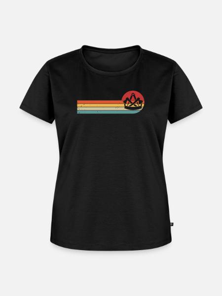 Zimmerer Zunftzeichen Zimmermann Handwerk Zunft - Frauen Premium Bio T-Shirt - Schwarz