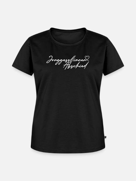 Junggesellinnen Abschied Herz - Frauen Premium Bio T-Shirt - Schwarz
