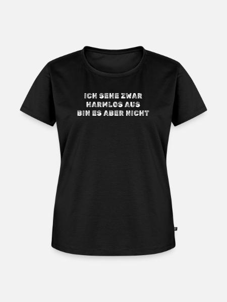 Fieser Spruch - Frauen Premium Bio T-Shirt - Schwarz