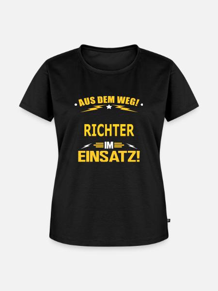 RICHTER - Frauen Premium Bio T-Shirt - Schwarz
