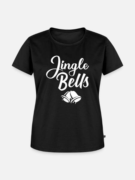 Jingle Bells - Frauen Premium Bio T-Shirt - Schwarz