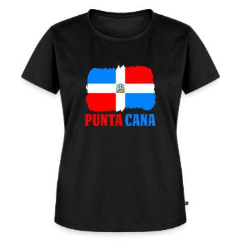 Punta Cana, Dominican Republic - Women's Premium Organic T-shirt - black - Front - Selfina (174cm)