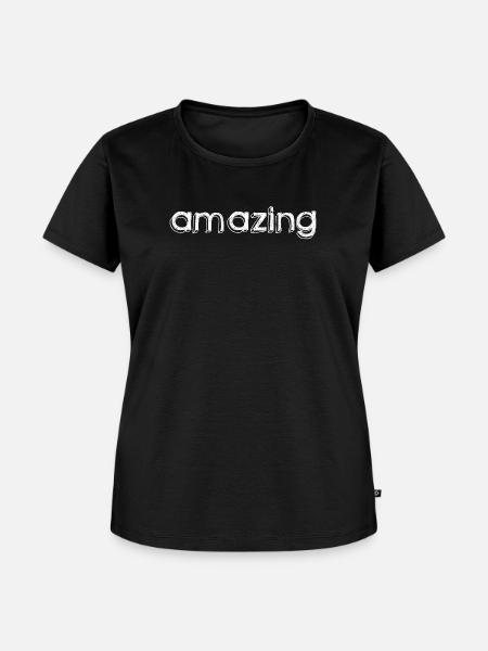 AMAZING - Frauen Premium Bio T-Shirt - Schwarz