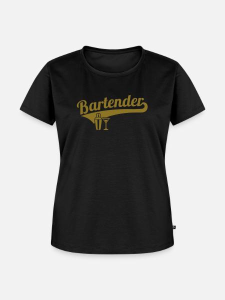 Barkeeper - Frauen Premium Bio T-Shirt - Schwarz