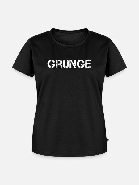 Grunge - Frauen Premium Bio T-Shirt - Schwarz