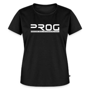 Prog | Progressiv Metal, Rock, Musik, Konzert - Frauen Premium Bio T-Shirt - Schwarz - Vorne - Selfina (174cm)