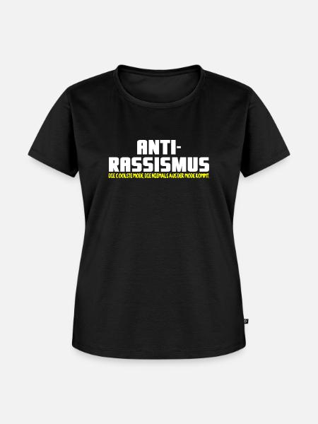 Anti-Rassismus - Frauen Premium Bio T-Shirt - Schwarz