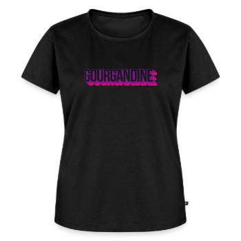 Gourgandine - Frauen Premium Bio T-Shirt - Schwarz - Vorne - Selfina (174cm)