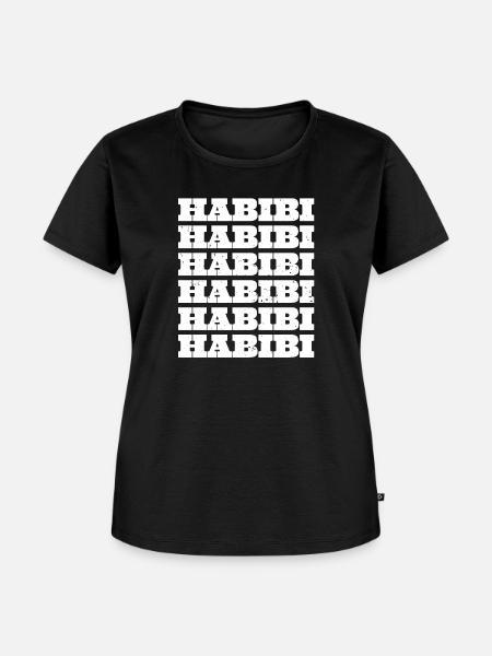 Habibi - Frauen Premium Bio T-Shirt - Schwarz