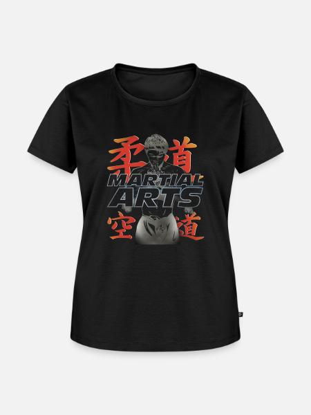Kampfkunst Kampfsport Lifestyle - Frauen Premium Bio T-Shirt - Schwarz
