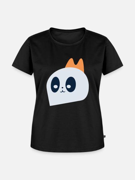 kleines Gespenst - Frauen Premium Bio T-Shirt - Schwarz