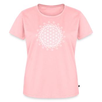 Flower of Life Sun Shapes Signs Symbols - Women's Premium Organic T-shirt - rose - Front - AI Model Female 172 dark (172cm)