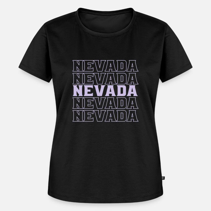 Nevada - Women's Premium Organic T-shirt - black