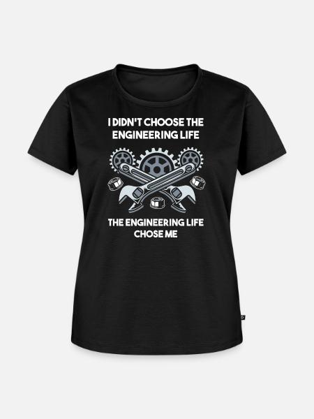 Ingenieur Student - Frauen Premium Bio T-Shirt - Schwarz